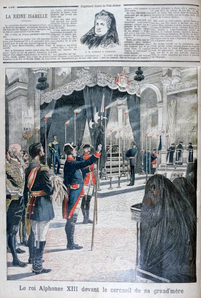 Beisetzung von Isabella II. von Spanien, Kloster El Escorial von Unbekannt