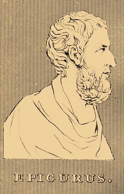 Epikur, 341-270 v. Chr., 1830 von Unbekannt
