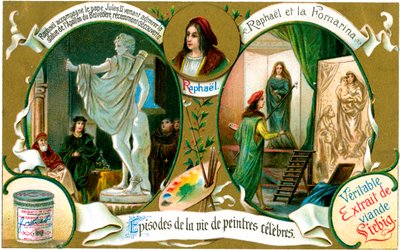 Episoden aus dem Leben berühmter Maler: Raphael, um 1900 von Unbekannt
