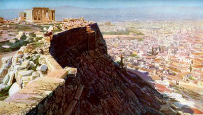 Erechtheion, Athen, Griechenland, ca. 1924 von Unbekannt
