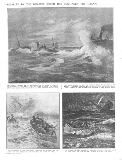 Berühmte Wracks vergangener Tage: Einige historische Katastrophen auf See, 20. April 1912 von Unbekannt