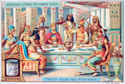 Fest zur Zeit der Pharaonen, Altes Ägypten, ca. 1900 von Unbekannt