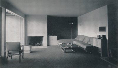 Kaminecke von Richard J. Neutra, 1942 von Unbekannt