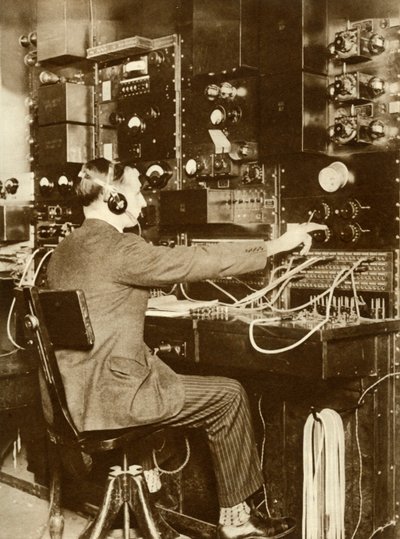 Erster transatlantischer Telefonanruf, von London nach New York, 7. März 1926, 1935 von Unbekannt