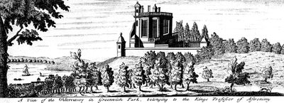 Flamsteed House im Greenwich Park, London, spätes 17. Jahrhundert von Unbekannt