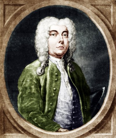 Francesco Bernardi SENESINO - Gravur. Italienischer männlicher Mezzosopran-Kastrat. 1680-1750. sang in Händels Gesellschaft. Schuf viele Rollen in Händels Opern. Kastraten. von Unbekannt