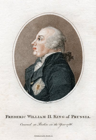 Friedrich Wilhelm II., König von Preußen, 1786-1797 um 1810 von Unbekannt