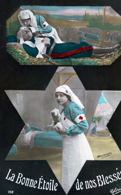 Französische Postkarte aus dem Ersten Weltkrieg, 1914-1918 von Unbekannt
