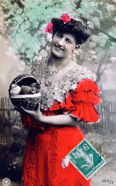 Französische Postkarte, um 1900 von Unbekannt