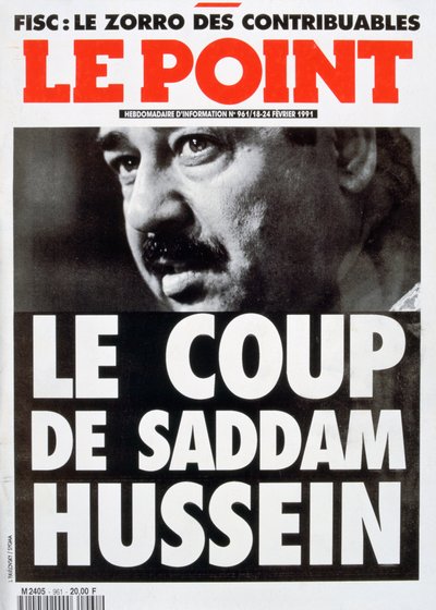 Titelseite von Le Point, Februar 1991 von Unbekannt