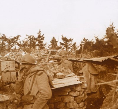 Frontlinie, Verdun, Nordfrankreich, 1916 von Unbekannt