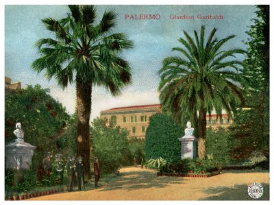 Garibaldi-Garten, Palermo, Sizilien, Italien, frühes 20. Jahrhundert von Unbekannt