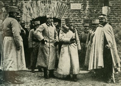 General Kusmanek und Prinz Franz Joseph an der Festung Przemysl, Erster Weltkrieg, 1915, ca. 1920 von Unbekannt