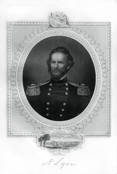 General Nathaniel Lyon, Unionsgeneral im Amerikanischen Bürgerkrieg, 1862-1867 von Unbekannt