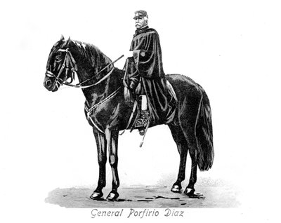 General Porfirio Diaz 1830-1915, Präsident von Mexiko, um 1900er Jahre von Unbekannt