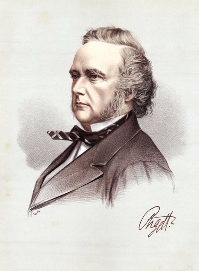 George Douglas Campbell, 8. Herzog von Argyll, schottischer Whig-Politiker und Wissenschaftler, ca. 1880 von Unbekannt