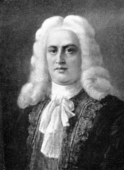 Georg Friedrich Händel, 1685-1759, deutscher Barockkomponist, 1909 von Unbekannt