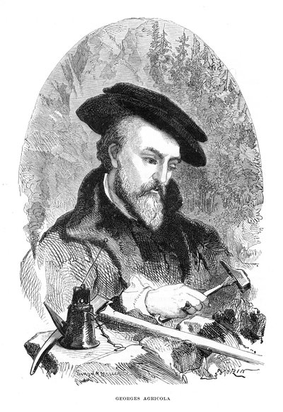 Georgius Agricola, deutscher Arzt, Mineraloge und Metallurg des 16. Jahrhunderts von Unbekannt