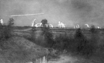 Deutsche Artillerie, die Champagne-Front, Frankreich, Erster Weltkrieg, 1915 1929 von Unbekannt