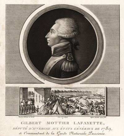 Gilbert Mottier Lafayette, Abgeordneter von Augergne zu den Generalständen von Unbekannt