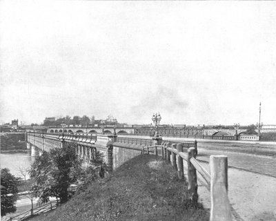 Girard Avenue Brücke, Philadelphia, USA, um 1900 von Unbekannt