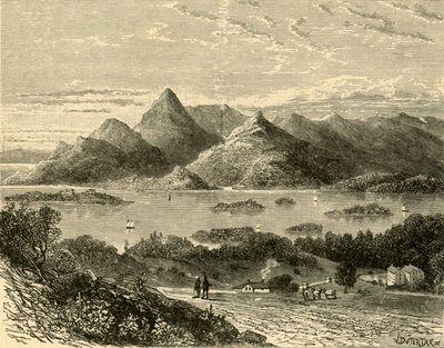 Glengariff Hafen und Bantry Bay vom Eccles Hotel, 1898 von Unbekannt