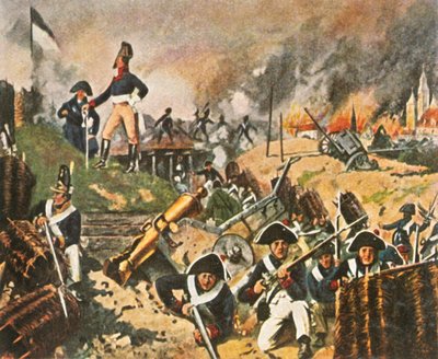 Gneisenau und Nettelbeck auf den Wällen von Kolberg, 1807, 1936 von Unbekannt