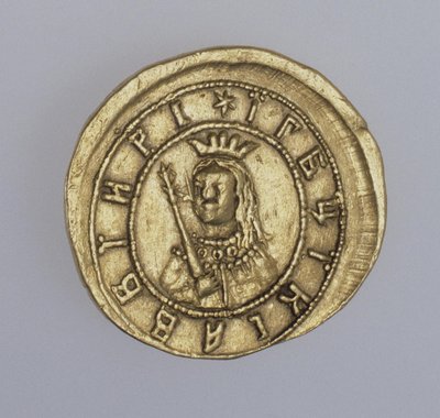 Goldmünze der Regentin Sophia Aleksejewna, zwischen 1682 und 1687 von Unbekannt