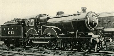 Great Eastern Typ 4-4-0 in Sonderlackierung für königliche Züge, ca. 1930 von Unbekannt