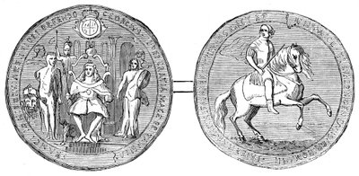 Großes Siegel von Georg II., Mitte des 18. Jahrhunderts, 19. Jahrhundert von Unbekannt