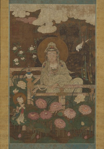 Guanyin als Neun-Lotus-Bodhisattva, 1593 von Unbekannt
