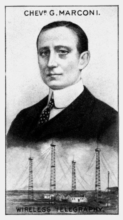 Guglielmo Marchese Marconi, italienischer Elektroingenieur, ca. 1924 von Unbekannt