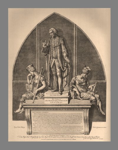 Guild Hall Denkmal für William Beckford von Unbekannt