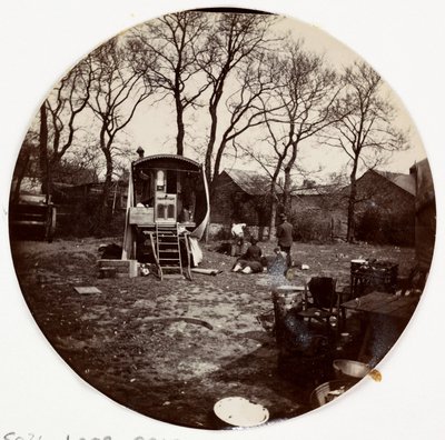 Zigeunerlager, um 1890 von Unbekannt