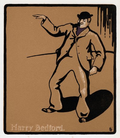 Harry Bedford, Theaterdarsteller, spätes 19. Jahrhundert von Unbekannt