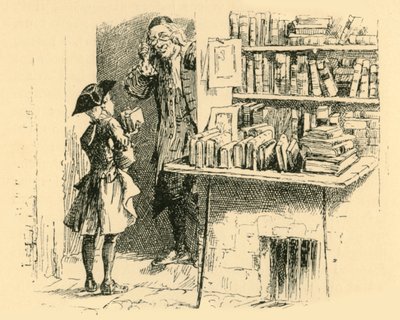 Er schaffte es, genug zu sparen, um zwei Bände zu kaufen, 1907 von Unbekannt