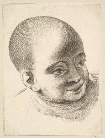 Kopf eines Kindes, aus Livre de Têtes Gravées d