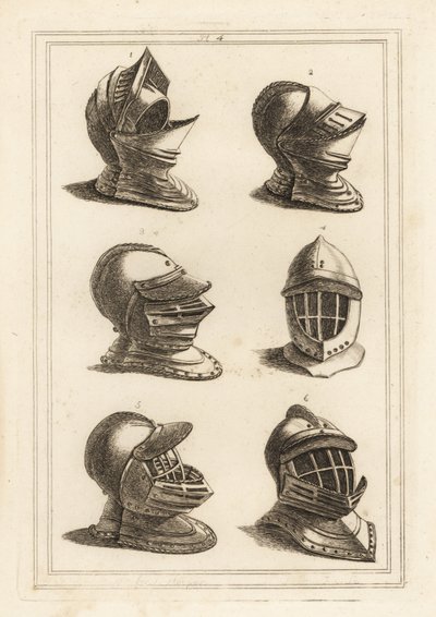 Helme aus dem Tower of London von Unbekannt