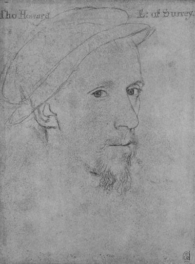 Henry Howard, Earl of Surrey nicht von Holbein, 16. Jahrhundert, 1945 von Unbekannt