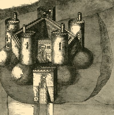 Holt Castle, im Jahr 1610, 1898 von Unbekannt