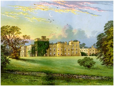 Hornby Castle, Yorkshire, Heimat des Herzogs von Leeds, um 1880 von Unbekannt