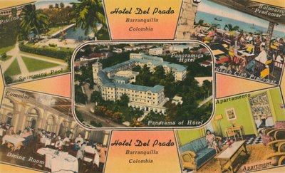 Hotel Del Prado, Barranquilla, Kolumbien, ca. 1940er von Unbekannt