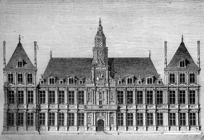 Hotel de Ville, Reims, Frankreich, 1882-1884 von Unbekannt