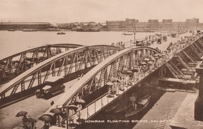 Howrah-Floating-Bridge, Kalkutta, um 1905 von Unbekannt