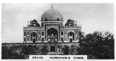 Humayuns Grab, Delhi, Indien, um 1925 von Unbekannt