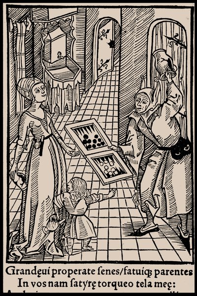 Illustration zum Buch Narrenschiff von Sebastian Brant, 1497 von Unbekannt