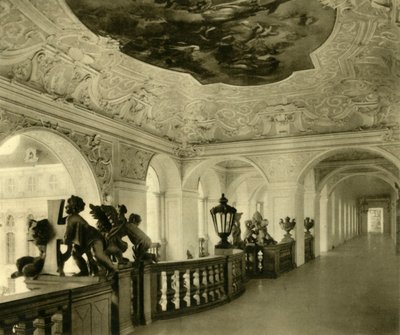 Kaiserliche Treppe, Stift Sankt Florian, Oberösterreich, um 1935 von Unbekannt