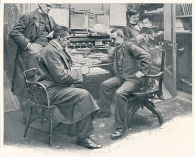 Im Büro des stellvertretenden Generalkonsuls im amerikanischen Konsulat, London, um 1903 von Unbekannt