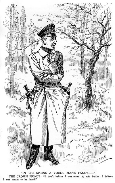 Im Frühling ein junger Manns Fantasie..., Erster Weltkrieg, 1920 von Unbekannt