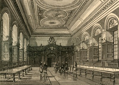 Innenansicht der Stationers Hall, 1876 von Unbekannt